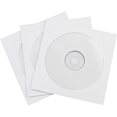 CD-levyjen Paperitaskut - 100-pakkaus