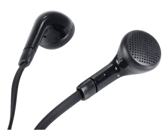In-Ear Headset Mikrofonilla & Äänenvoimakkuuden säädöllä Musta