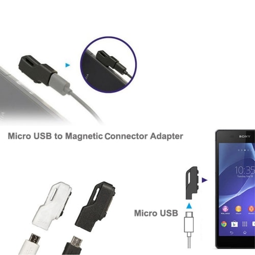 MicroUSB magneettinen laturi Sony Xperia Z / Z1 / Z2 / Z3 jne.