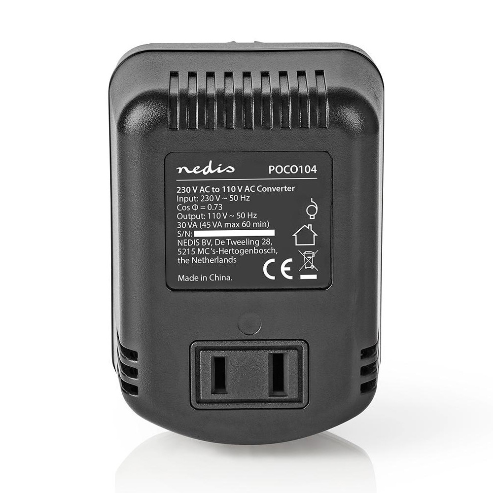 Muuntaja/jännitemuunnin 230V-110V
