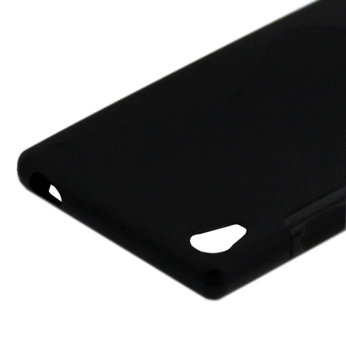 TPU kuori Sony Xperia Z5 - Musta