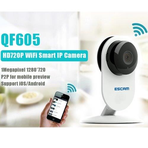 WiFi valvontakamera ESCAM QF605 HD 720P