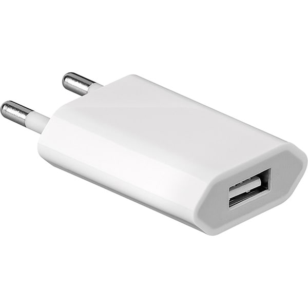 USB-Laturi 1A Valkoinen