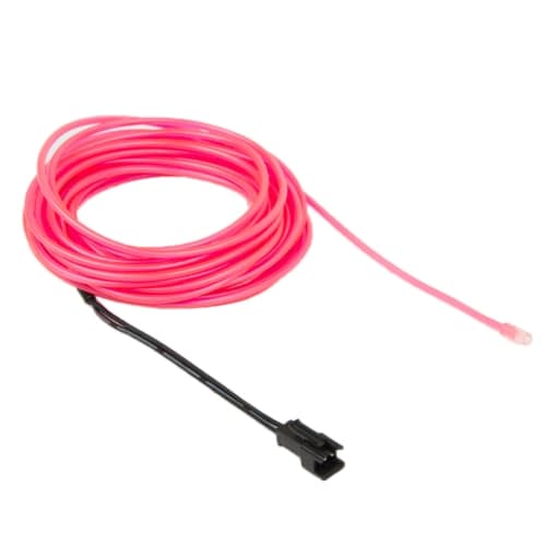 Neon Wire Autoon - 5m vesitiivis Pinkki väri