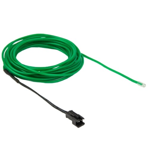 Neon Wire Autoon - 5m vesitiivis Vihreä väri