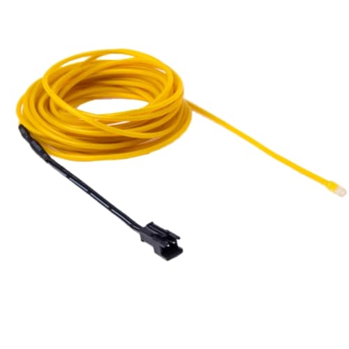 Neon Wire autoon - 5m vesitiivis Keltainen väri