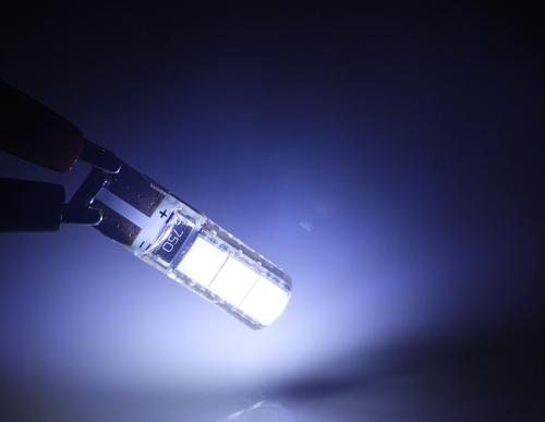 LED diodi-lamppu T10/W5W 2W 120-140LM 6 LED Valkoinen - 2Pakkaus