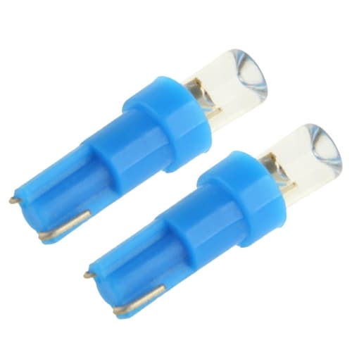 Led Diodi-lamppu T5 / W2x4.6d - Sininen väri - 2Pakkaus