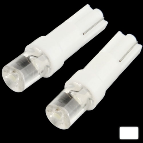 Led Diodi-lamppu T5 / W2x4.6d - Valkoinen väri - 2Pakkaus