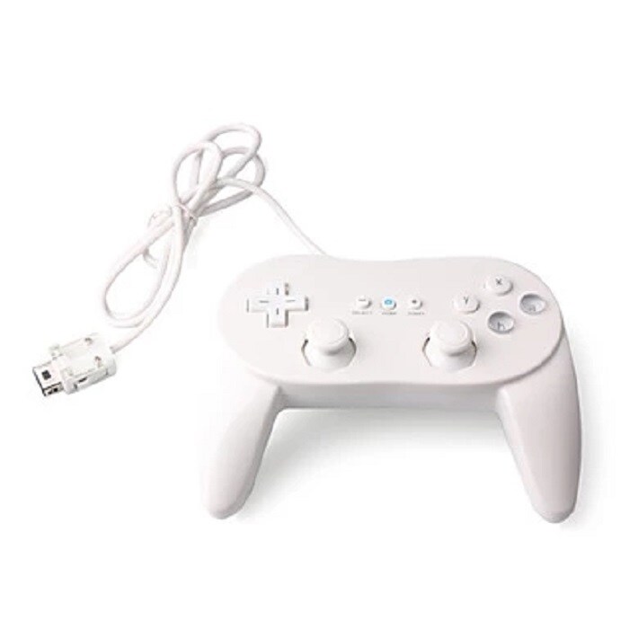 Klassinen Gamepad Käsiohjain Nintendo Wii - Valkoinen väri