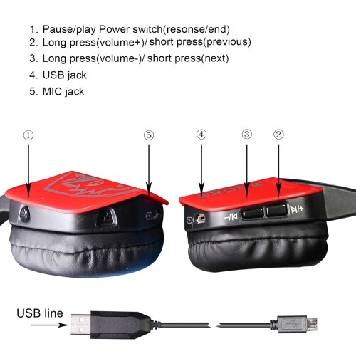 Bluetooth 4.1 Stereo Headset mikrofonilla - Matkapuhelimelle & PC