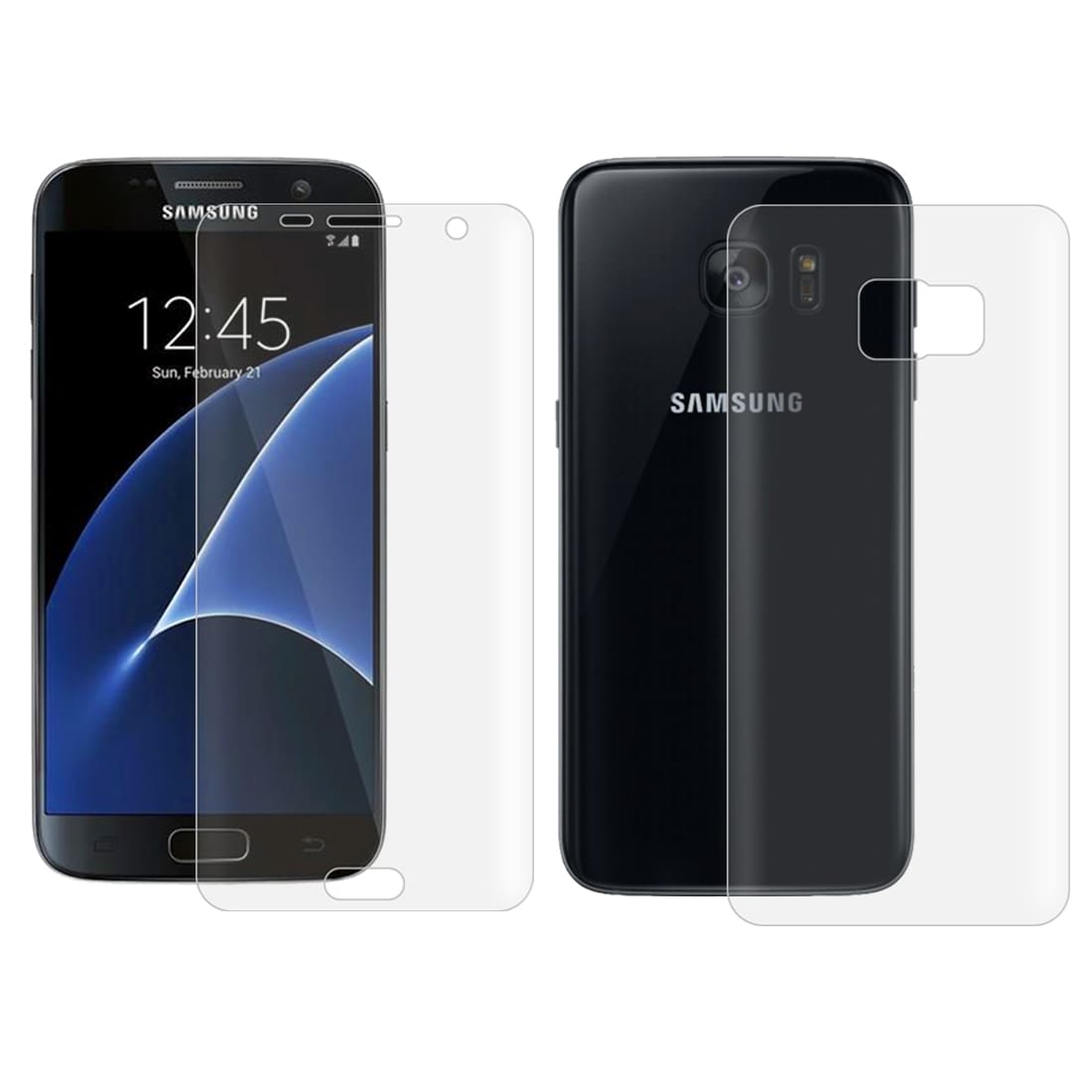 Näytönsuoja Eteen + Taakse Samsung Galaxy S7 / G930