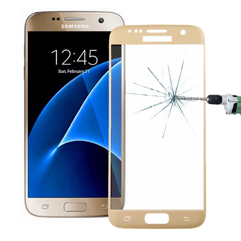 Lasisuoja Samsung Galaxy S7 - Kulta
