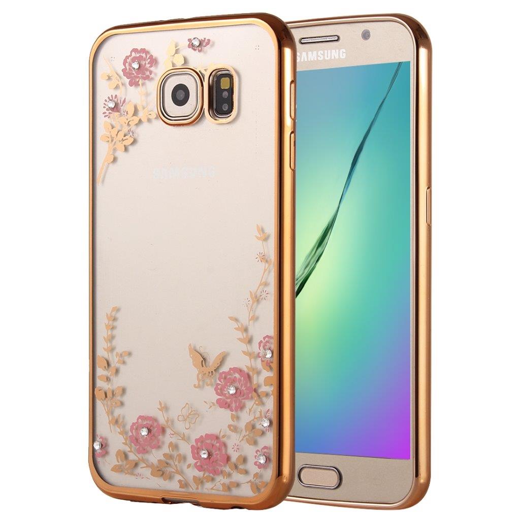 Kuori Samsung Galaxy A3 2016 / A310 - Gold Flower