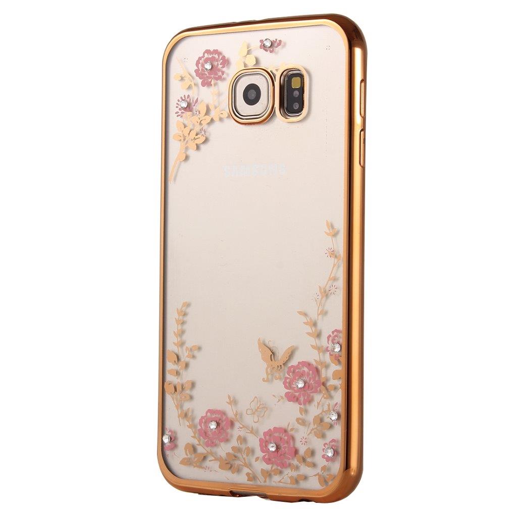 Kuori Samsung Galaxy A3 2016 / A310 - Gold Flower