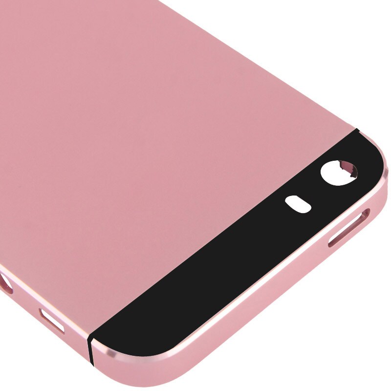 Täydellinen kuori iPhone 5S + Sisäosat - Pinkki