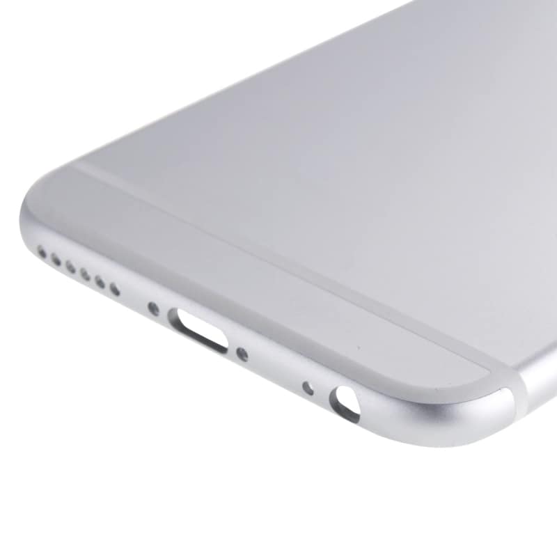 Täydellinen Kuori iPhone 6 Plus näppäimillä -  Hopea