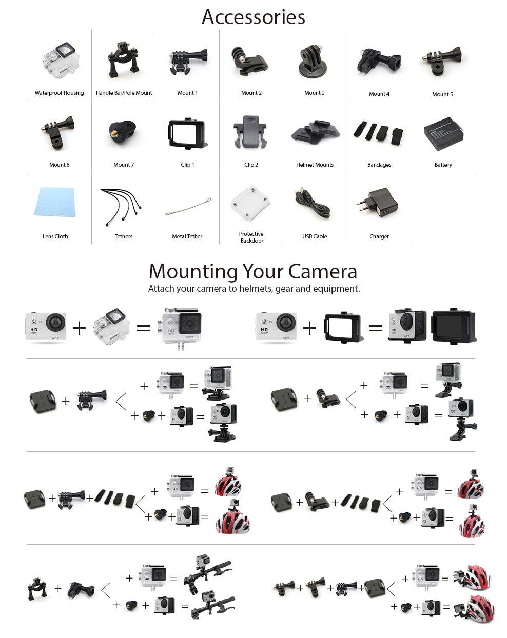 Action kamera H9 4K/12MP/Ultra HD Sportkamera