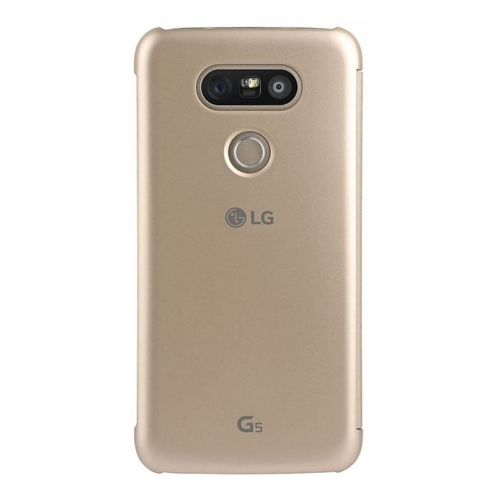 LG Flip Case Quick Cover View CFV-160 G5 - Kulta