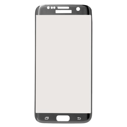 Kaareva Näytönsuoja lasia Samsung Galaxy S7 Edge - Hopea