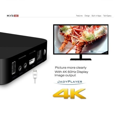 4K Full HD Mediasoitin RK3229 kaukosäätimellä -  HDMI, WiFi, Miracast, DLNA