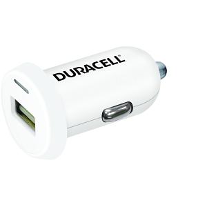 Duracell Autolaturi USB 2,4A Valkoinen