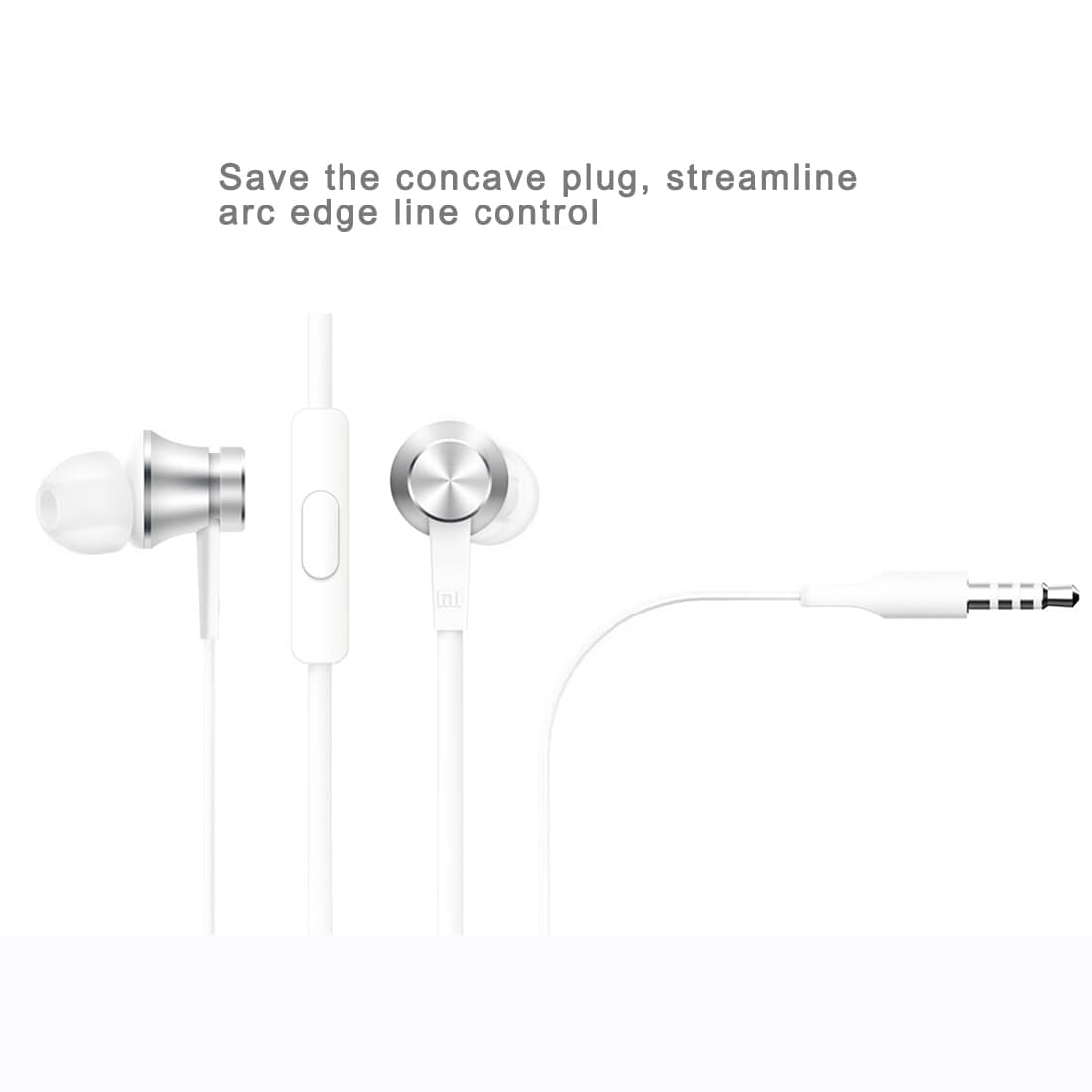 Alkuperäinen Xiaomi Piston In-Ear Stereo Bass kuulokkeet Kaukosäätimellä
