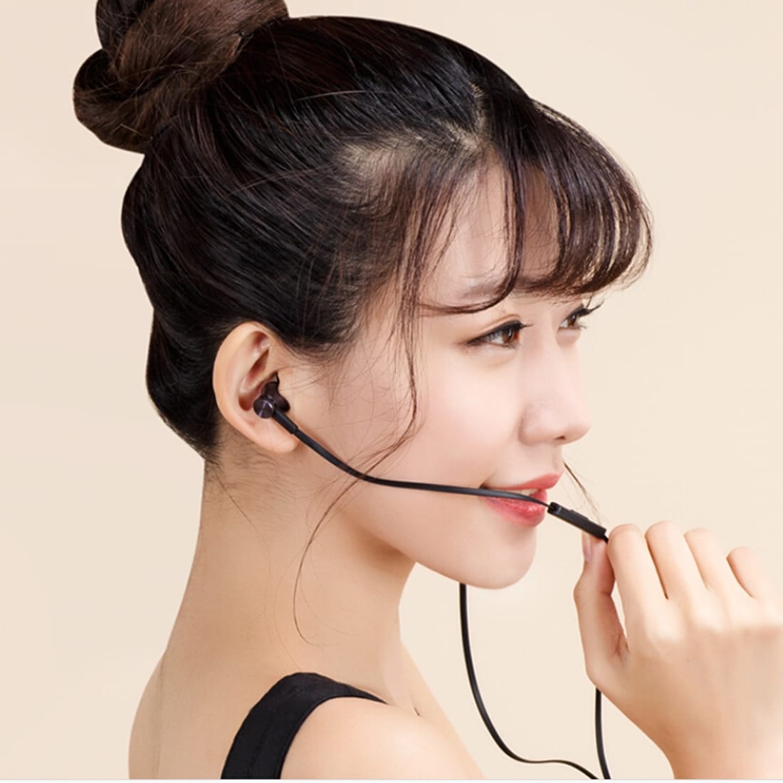 Alkuperäinen Xiaomi Piston In-Ear Stereo Bass kuulokkeet Kaukosäätimellä
