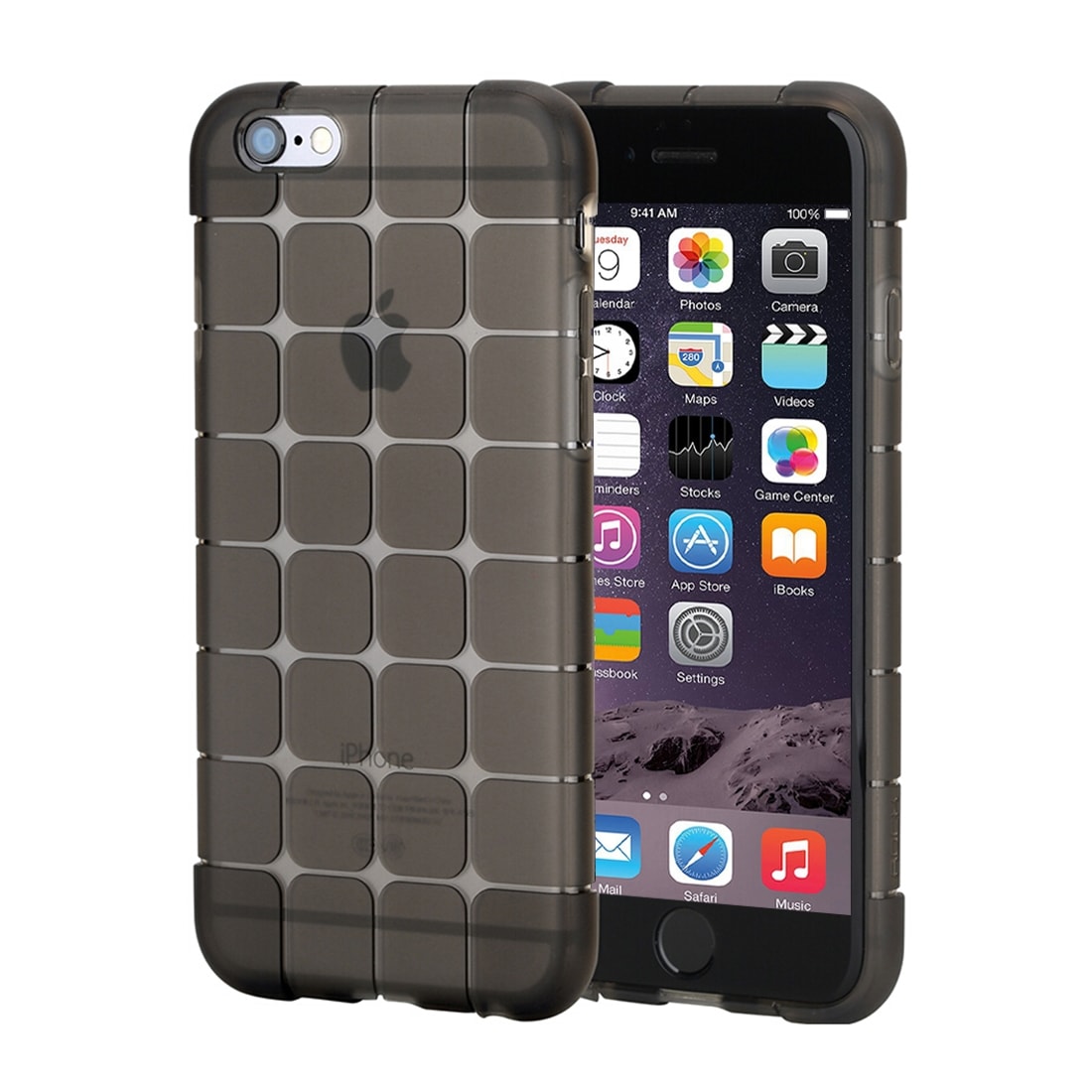 Rock Magic Cube kuori iPhone 6 Plus & 6s Plus - Musta