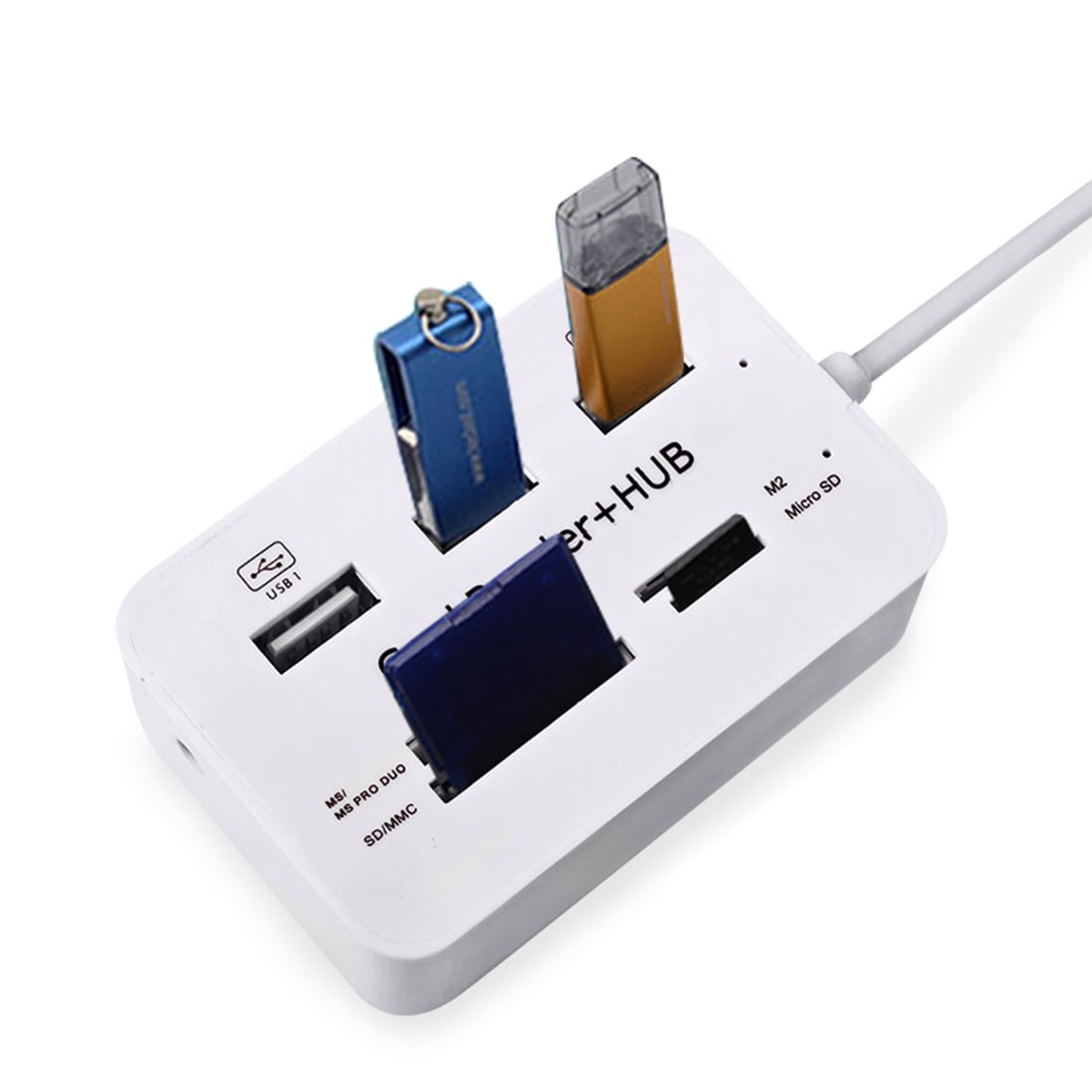 USB-Kortinlukija / Hub 3.1 Tyyppi-C - 5GBPS