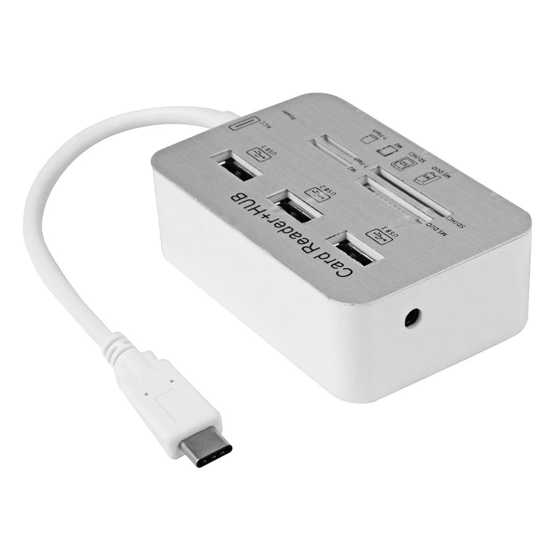 USB-Kortinlukija / Hub 3.1 Tyyppi-C - 5GBPS