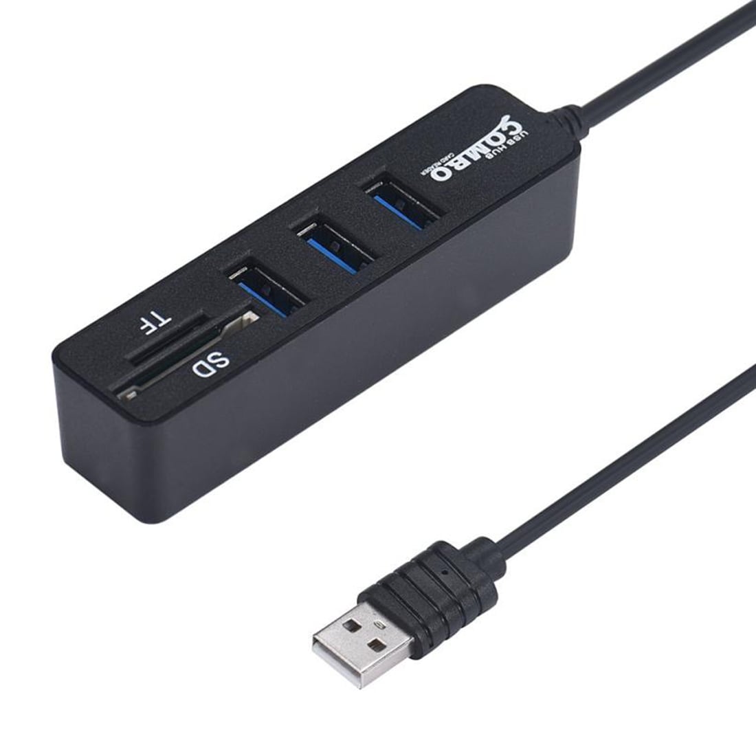 USB-kortinlukija / keskittimen - 2in1
