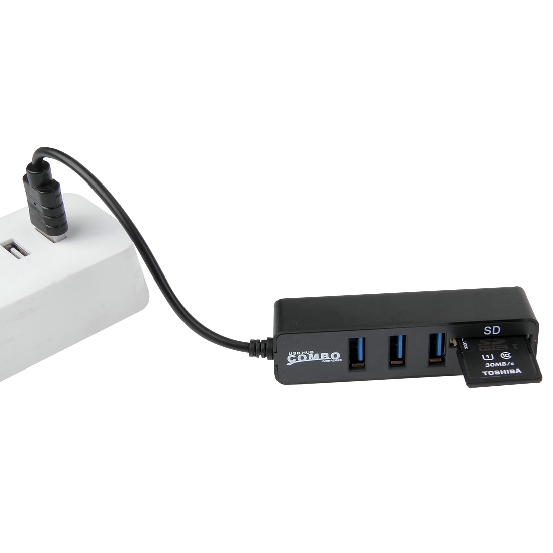 USB-kortinlukija / keskittimen - 2in1