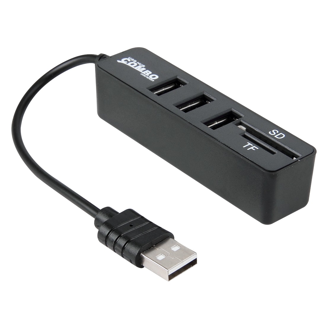 USB Kortinlukija / Hub - 2in1