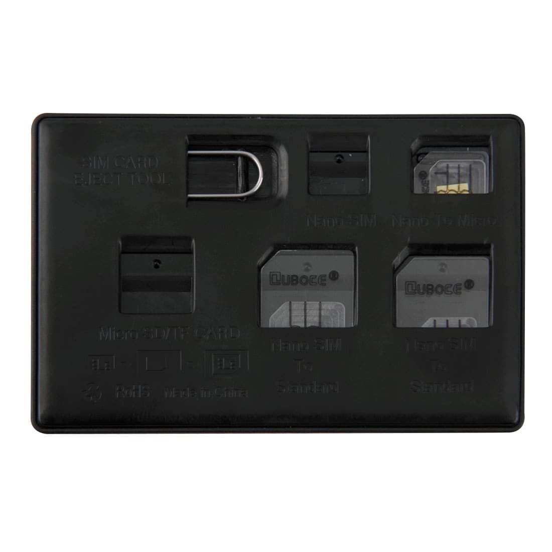 Säilytyslaatikko Adaptereilla Micro / Nano Simkorteille + Apple avaustyökalulle