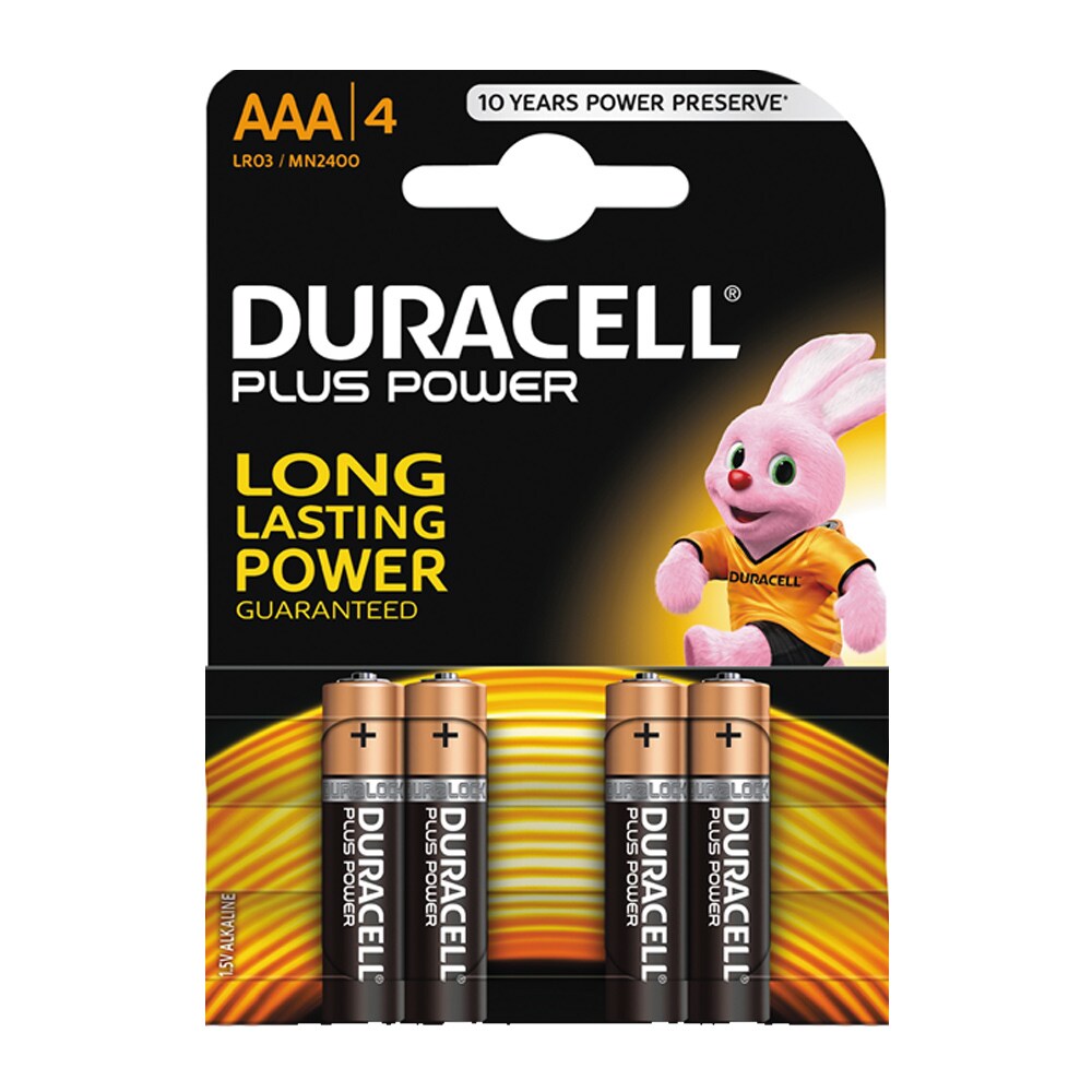Duracell Plus Power AAA-Paristo 4-pakkaus