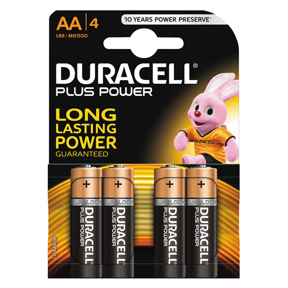 Duracell Plus Power AA-Paristo 4-pakkaus
