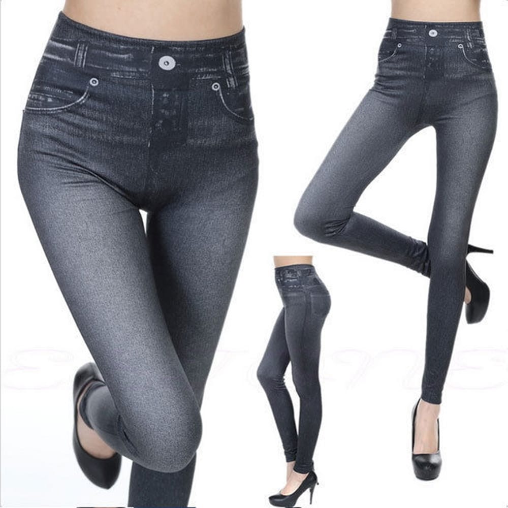 Jeanstights Superstrech - Musta One Size fits all