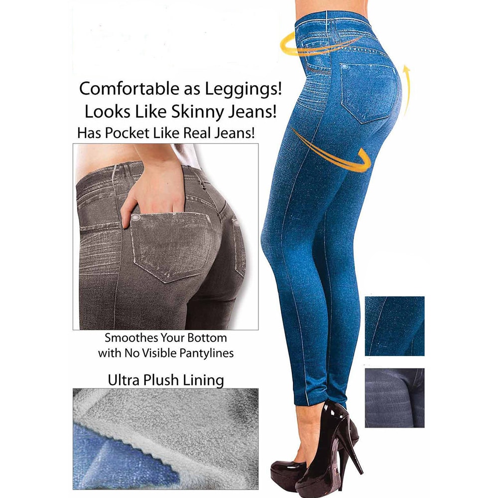 Jeanstights Superstrech - Musta One Size fits all