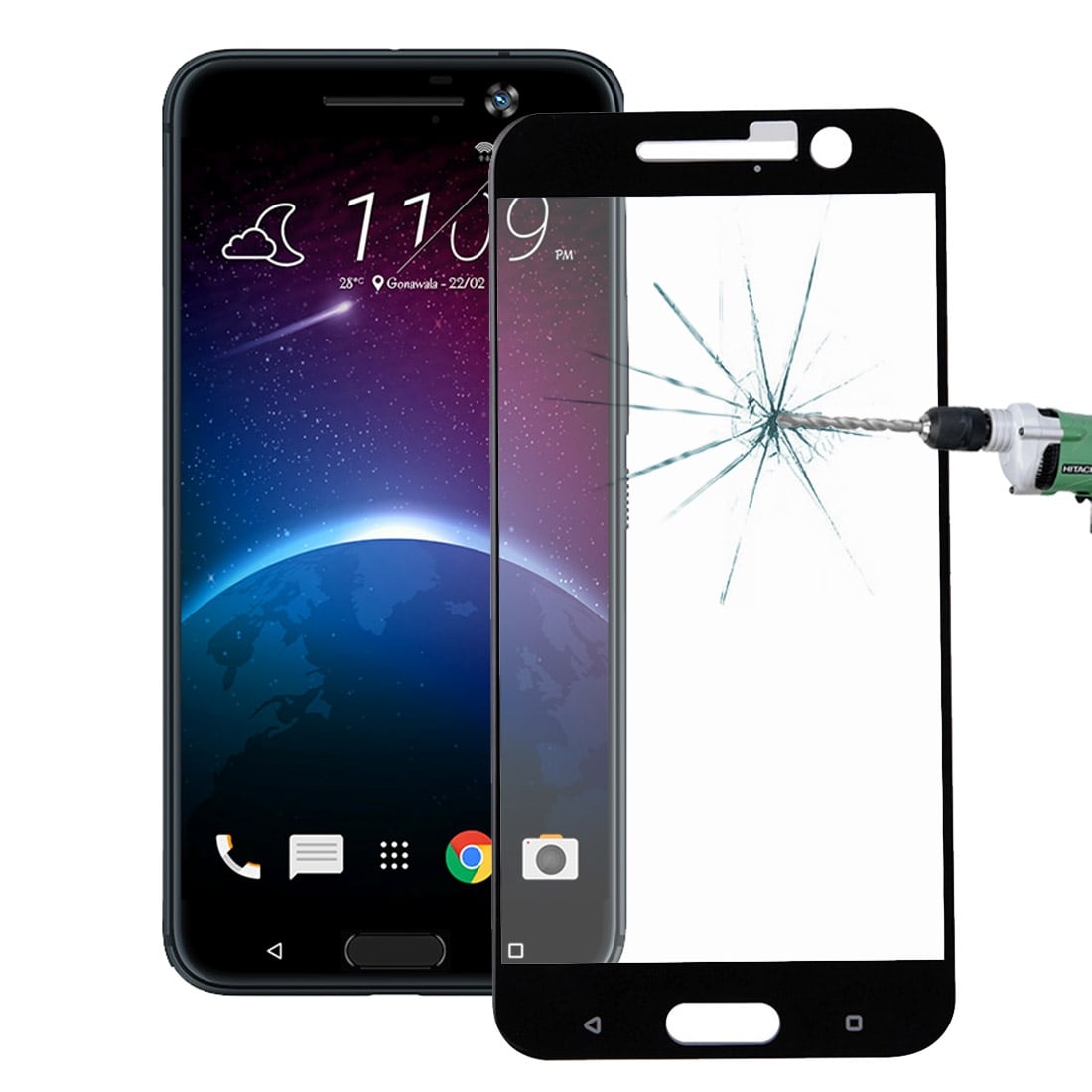 Näytönsuoja karkaistua lasia HTC One M10