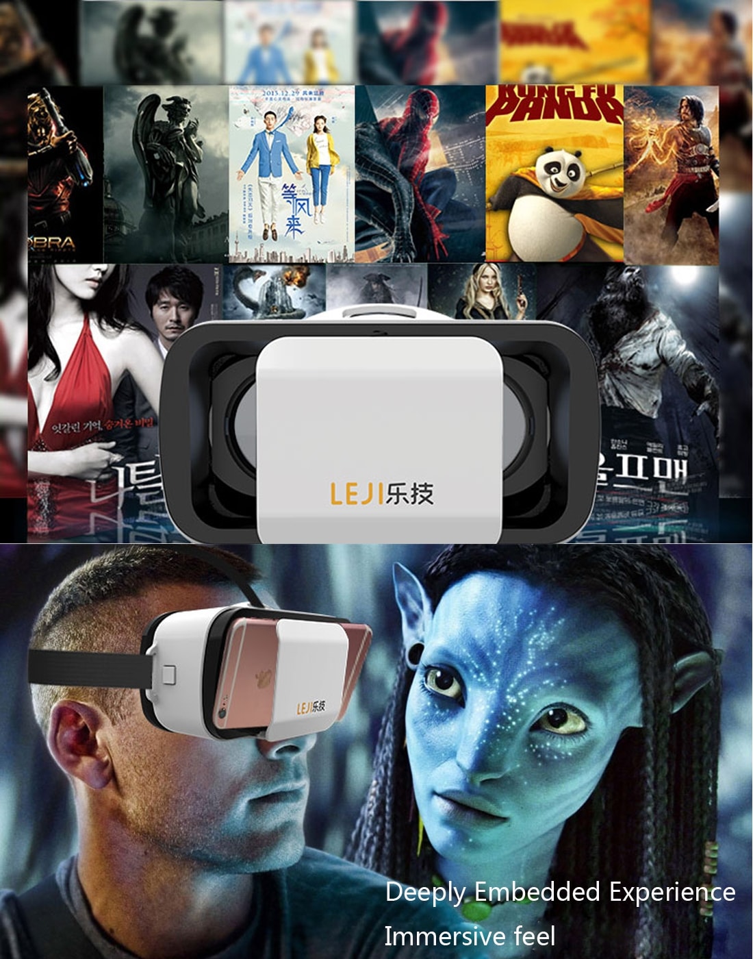 Mini VR 3D-Lasit 4.5-5.5" näytöllä
