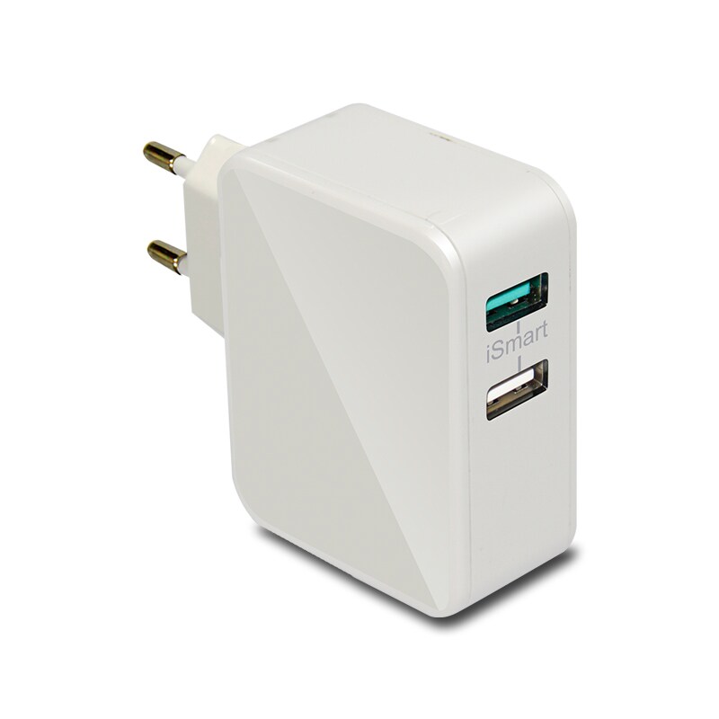 QC 2.0 Laturi + USB Laturi Matkapuhelimelle / Tabletille IC Smart-toiminnolla