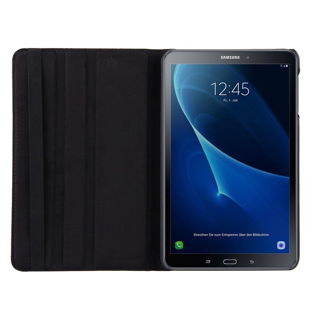 Kotelo Samsung Galaxy Tab A 10.1 / T580 (2016) telineellä mustana