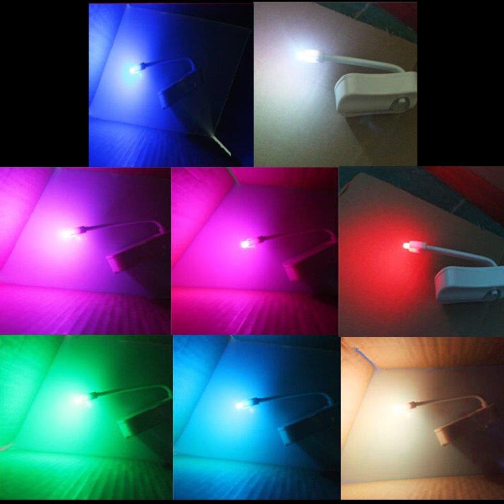 Kylpyhuoneen valaisin 8 väriä LED