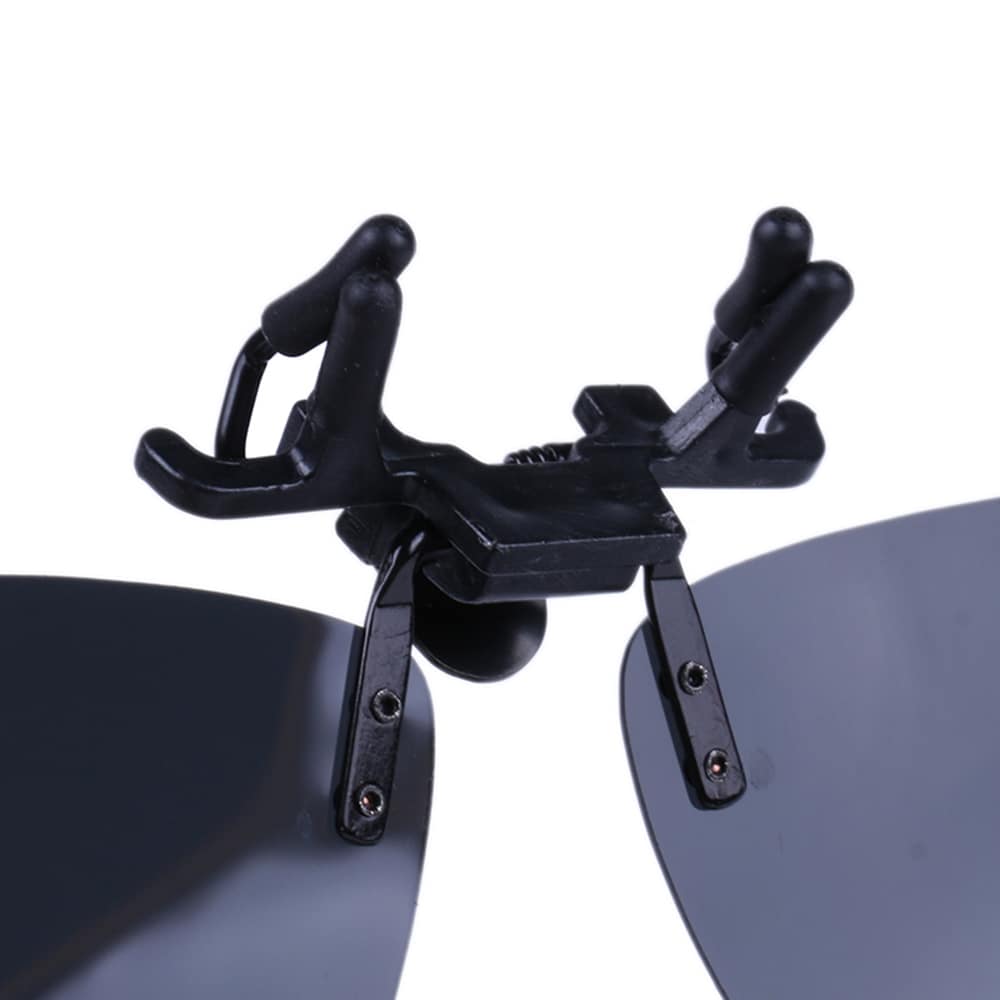 Clip-on aurinkolasit UV-suojalla - Musta