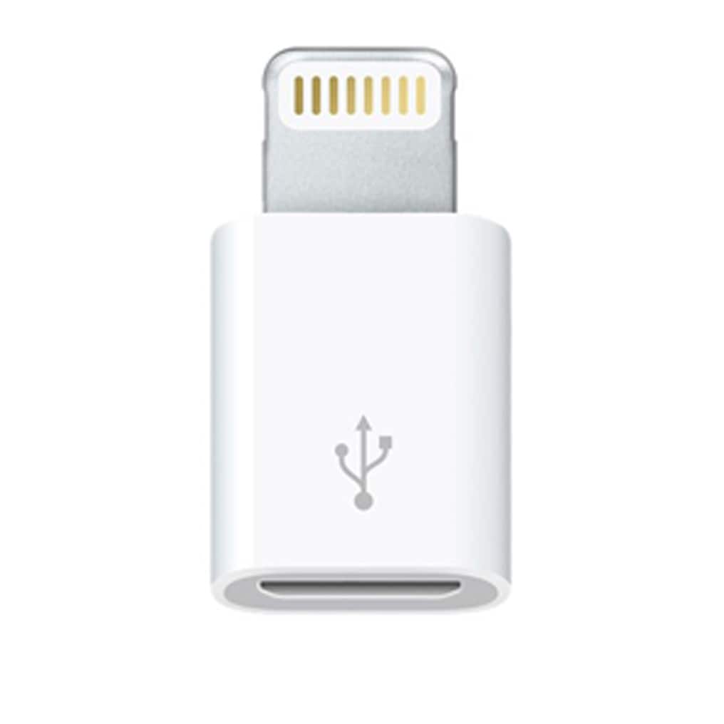 Apple - MD820ZM/A - Lightning Micro USB-sovittimeen iPhonelle
