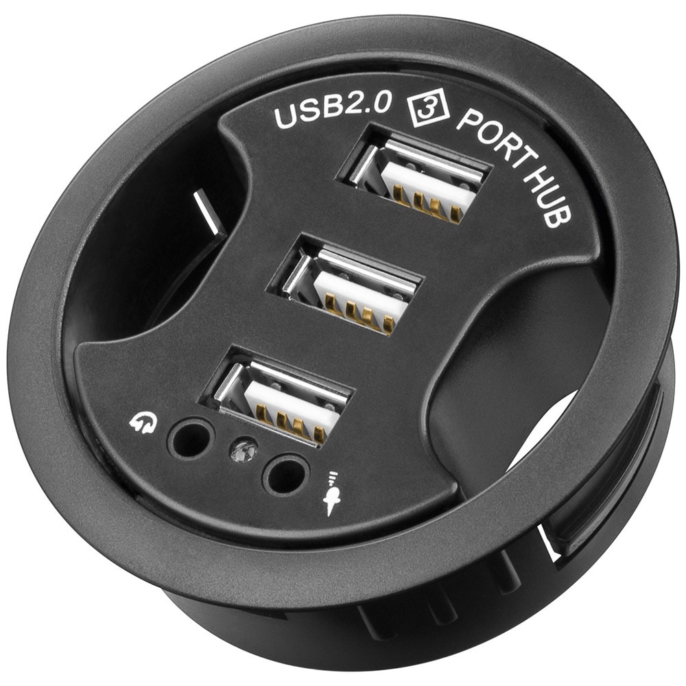 Goobay USB-hub 3xUSB + Audio