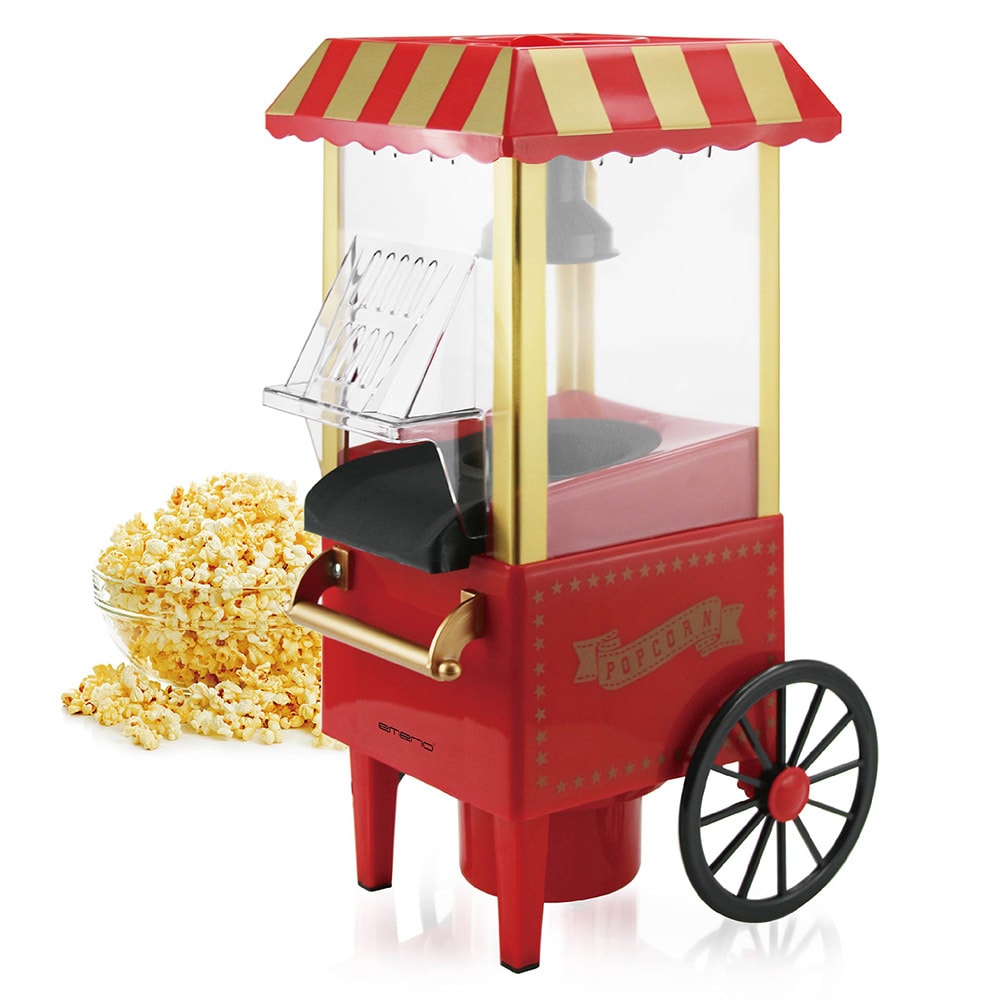 Emerio Popcorn kone Vaunu 1180W Punainen