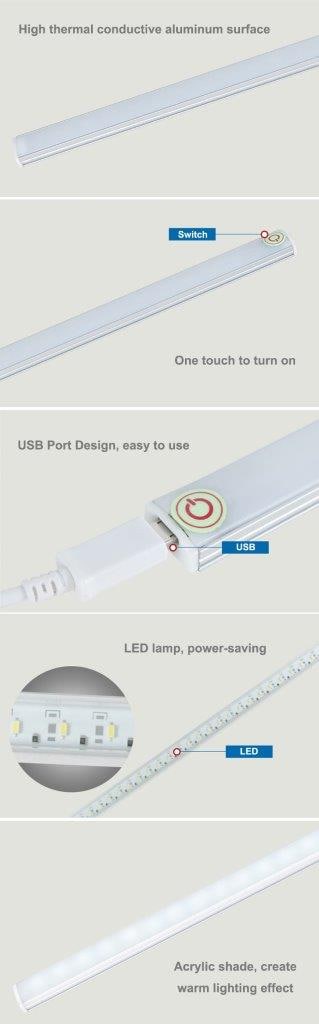 USB Touch Sensor LED-valaisin