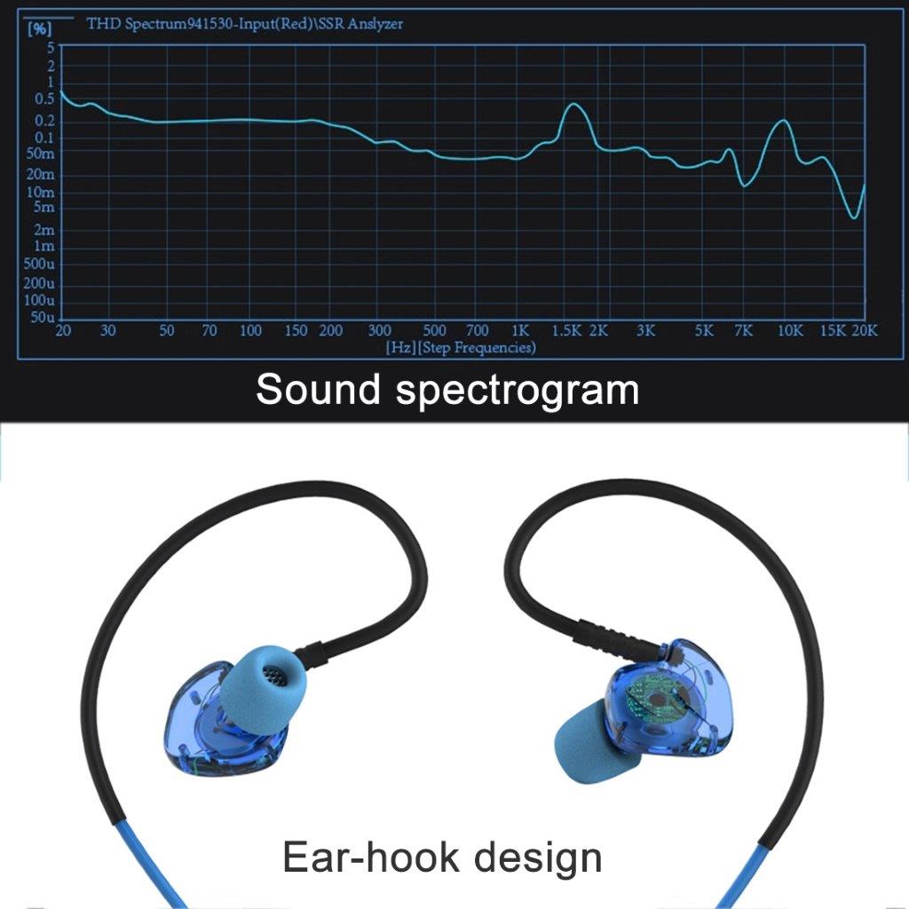 Sport Beat IPX5 kestävät Stereo Sport Bluetooth In-Ear kuulokkeet